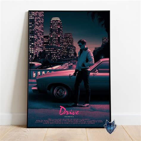 Drive Poster Ryan Gosling Wall Art Rolled Canvas Print - Etsy