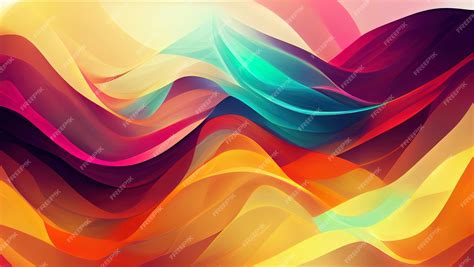 Premium Photo | Rainbow blend background layers abstract gradient background design colorful shapes