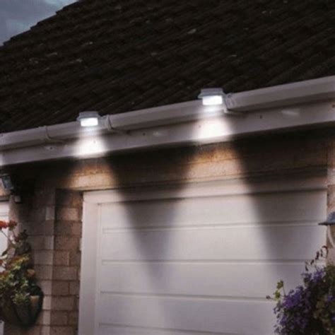 4 Pack: Solar Gutter LED Lights