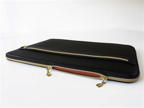 Black Leather Laptop Case 17 Inch Laptop Sleeve 17.3 Inch - Etsy