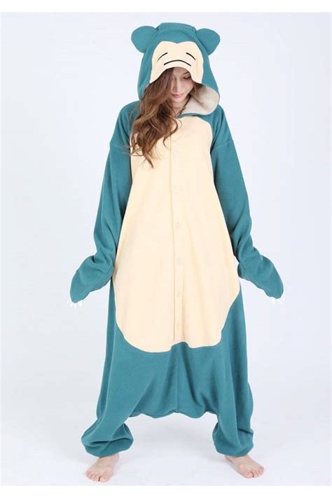 Snorlax 2018 Pokemon Kigurumi Costume Snorlax Costume, Pokemon Kigurumi, Halloween 10, Adult ...