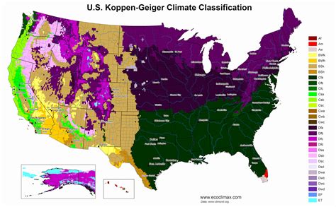 U.S. map after global warming