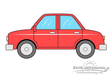 Cartoon Car Drawing Easy