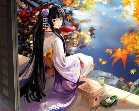 Autumn Anime Scenery Ultra HD Wallpaper for 4K UHD TV & Desktop : Widescreen & UltraWide Display