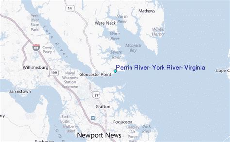 Perrin River, York River, Virginia Tide Station Location Guide