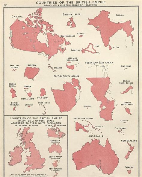 British Empire Map At Peak