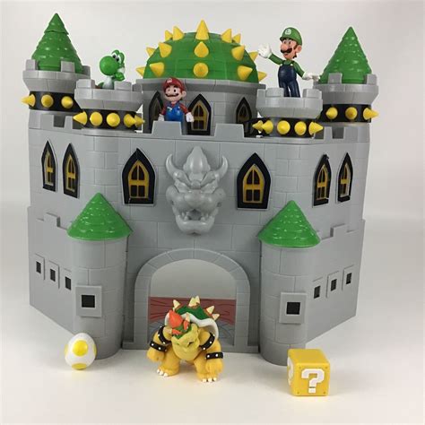 Super Mario Bros Bowser Deluxe Castle Playset Figures Nintendo 2019 Jakks Toy | #4608463038