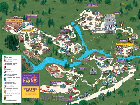 Busch Gardens Williamsburg Map 2025 - Kandy Livvyy