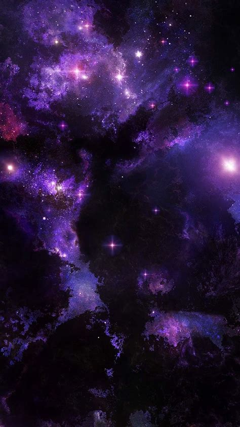 Black and Purple Galaxy Wallpapers on WallpaperDog