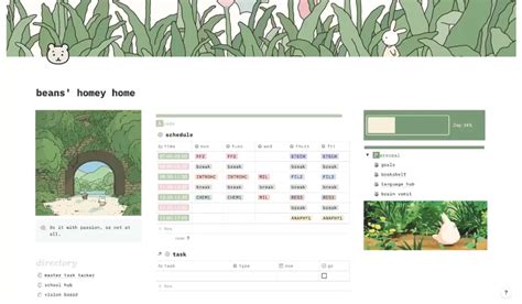 Notion Aesthetic Template