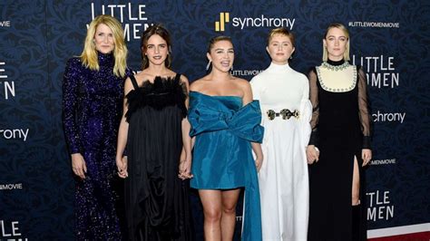 'Little Women' cast have high fashion moment at world premiere - Good Morning America