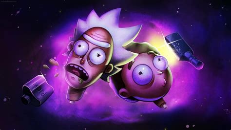 Rick And Morty In Space Live Wallpaper - WallpaperWaifu