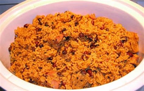 Puerto Rican Red Beans and Rice Recipe | Just A Pinch Recipes