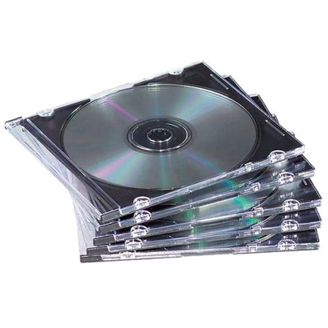 Memorex Cd/dvd Slim Clear Jewel Cases - 50pk : Target