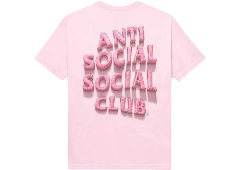 Anti Social Social Club Sprinkling Tears T-shirt Pink Men's - SS23 - US