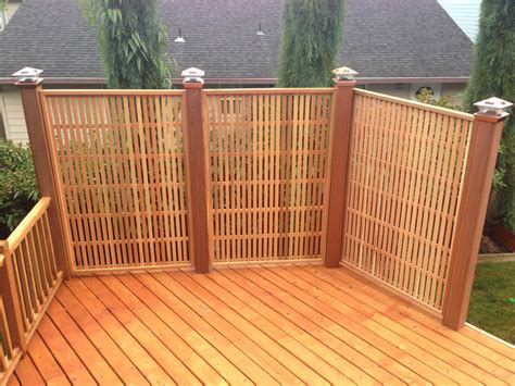 Cedar Moderna Privacy Lattice Panels - Total Wood Store