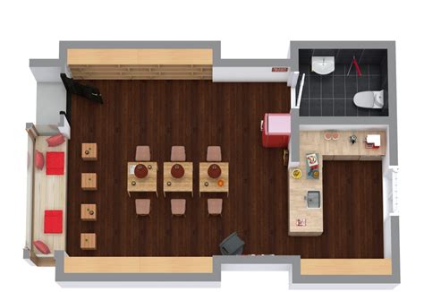 Coffee Shop Floor Plan Examples | eduaspirant.com