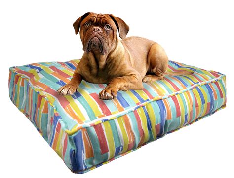 Bessie and Barnie Water Resistant Brickell Indoor/Outdoor Durable Rectangle Pet/Dog Bed with ...