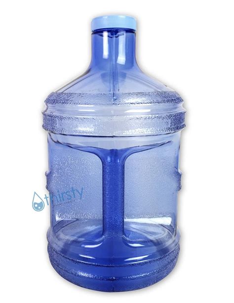 BPA FREE 1 Gallon Reusable Plastic Water Bottle Blue Jug Container Canteen New - Canteens ...