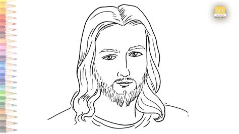 How To Draw Jesus' Face Really Easy Drawing Tutorial, 45% OFF