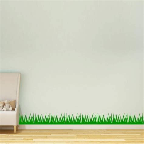 VWAQ Grass Border Wall Decal - Kids Room Nursery Decor Vinyl Stickers - GBWD, 1 - Kroger