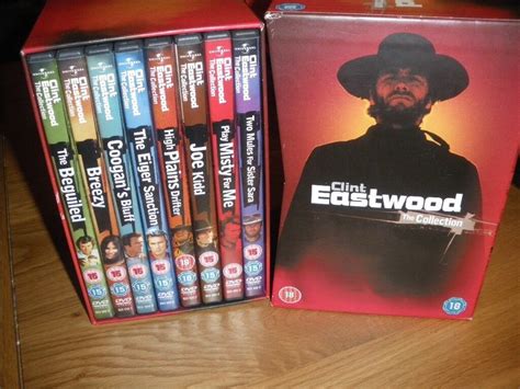 BRAND NEW DVD BOX SET: CLINT EASTWOOD "THE COLLECTION" - FEATURING 8 CLASSIC FILMS | in ...