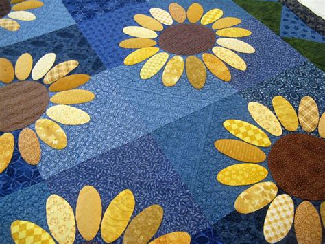 Sunflower Quilt Pattern Rose Prairie Quilts And Farm: My Sunflower Quilt – Quilt Pattern Ideas