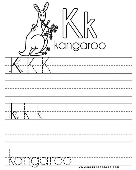 Free Printable Letter K Worksheets