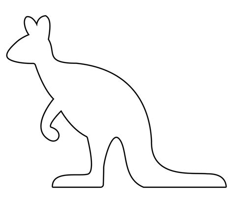 Kangaroo Aboriginal Dot Art Coloring Page Aboriginal Art Animals | Images and Photos finder