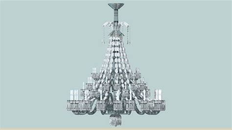 Sketchup components 3d warehouse Chandelier crystal