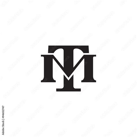 Letter M and T monogram logo Stock Vector | Adobe Stock