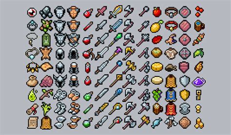 RPG Items - Retro pack | GameDev Market