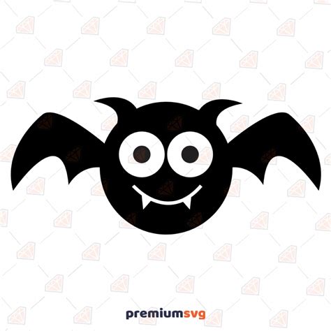 Cute Halloween Bat SVG, Cute Bat SVG Instant Download | PremiumSVG