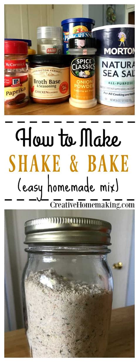 Homemade Shake and Bake Mix - Creative Homemaking