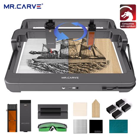 M3 Desktop Metal Engraving Machine Portable Engraver Wood Cutting Machine Detachable Silver ...