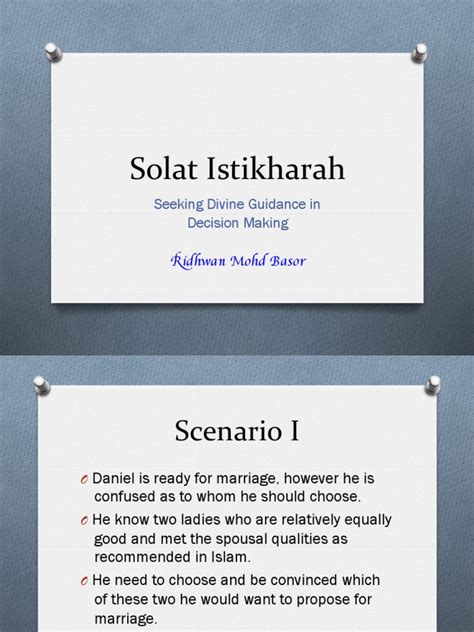 Solat Istikharah | PDF | Monotheistic Religions | Islamic Behaviour And Experience