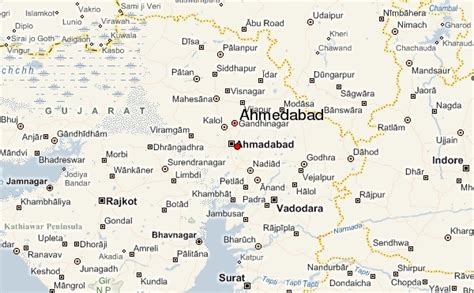 Ahmedabad Map - India