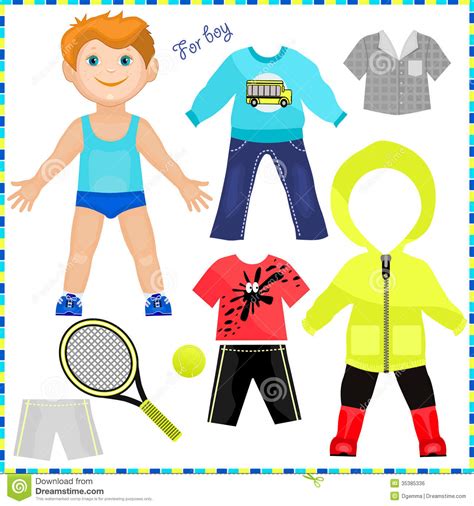 7 Best Images of Printable Boy Clothes - Winter Clothes Coloring Pages Printable, Preschool ...