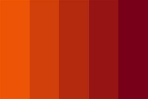 Red And Orange Color Palette