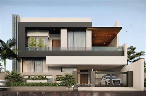 Modern Villa Elevation Design : Modern Villa Residential Elevation Design 3d Warehouse : For ...