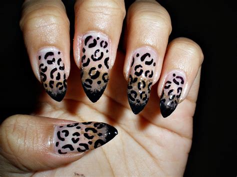 LUXE 11: Ombre cheetah print nails