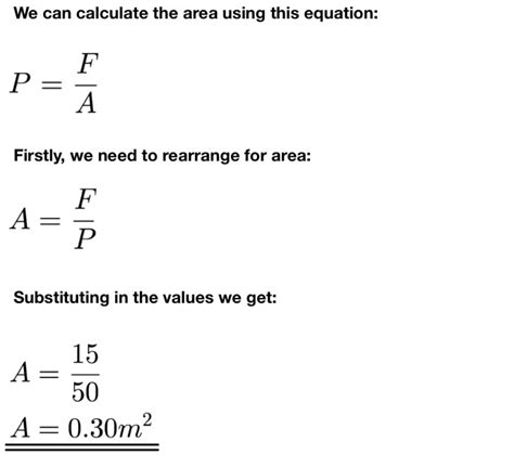 Pressure and Density - The Science and Maths Zone