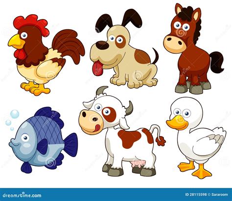 Farm Animals Cartoon Royalty Free Stock Photos - Image: 28115598