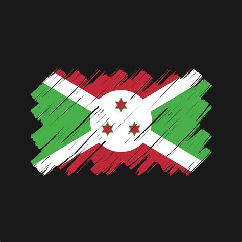 Burundi Flag Brush Strokes. National Flag 9758787 Vector Art at Vecteezy