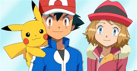 Ash with Serena by Spartandragon12 on DeviantArt