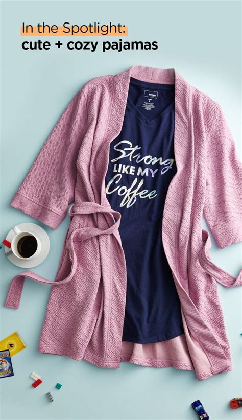 Find pajamas and robes at Kohl’s. | Pajamas women, Cozy sleepwear, Sleepwear clothes