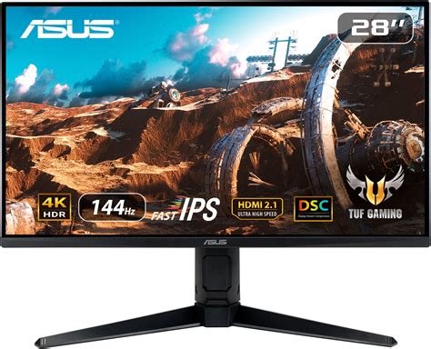 Customer Reviews: ASUS TUF 28” Fast IPS 4K 144Hz HDMI 2.1 1ms G-SYNC/FreeSync Gaming Monitor ...