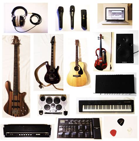 16 Instruments and Sound Recording Gear Used to Make a Rock Song — Oh.