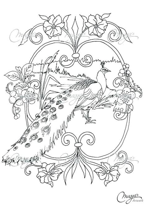 Realistic Peacock Coloring Pages at GetColorings.com | Free printable colorings pages to print ...