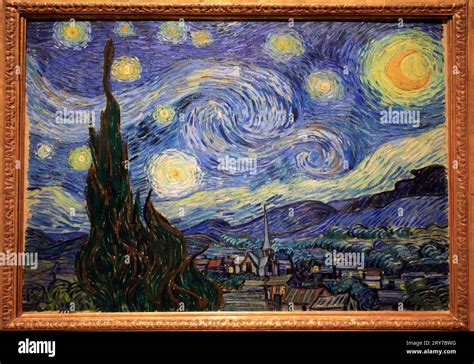 the starry night in moma Stock Photo - Alamy